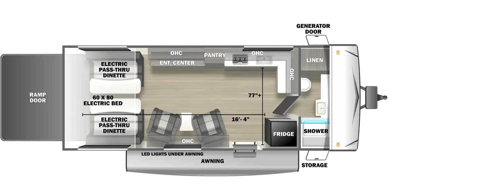 2450SRX Floorplan Image